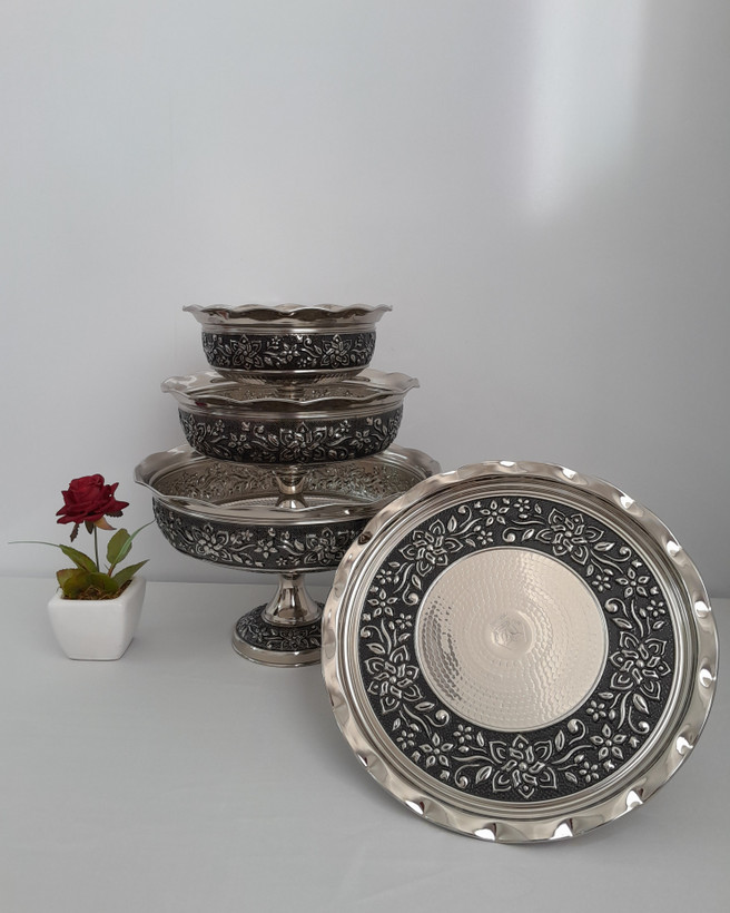 سرویس پذیرایی مسی زنجان ۴ تکه