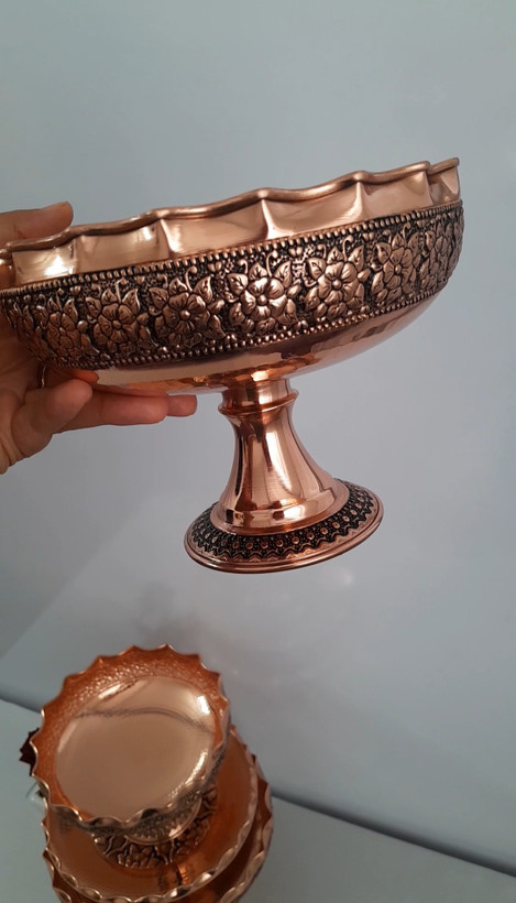 سرویس پذیرایی مسی زنجان ۴ تکه