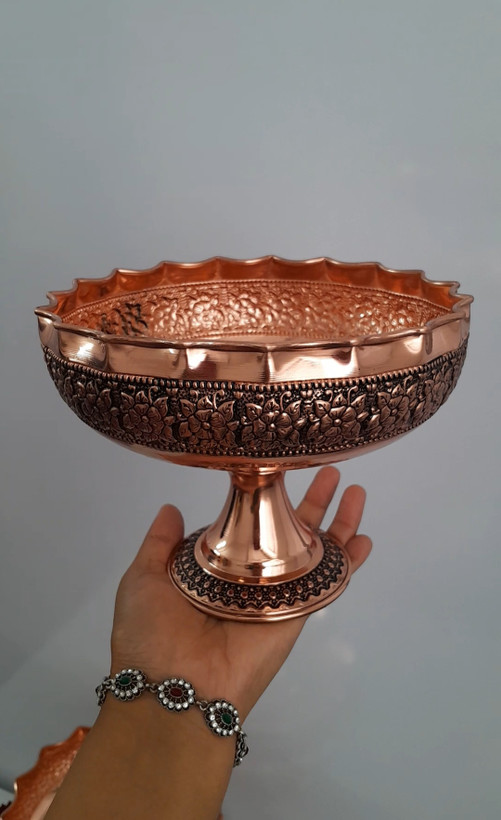 سرویس پذیرایی مسی زنجان ۴ تکه